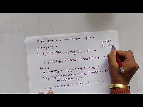 Numerical Differentiation part 9: Boundary value problem