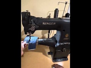 How to thread a Vintage Singer 153W103 Cylinder Arm Walking Foot Sewing Machine