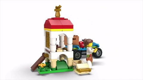 LEGO City Chicken Henhouse 60344 Building Farm Toy Set for Kids, Boys, and Girls Ages 5+ (101 Pieces)
