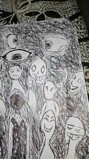 🗣-can you draw an over thinker sure #drawing #art #sketch #overthinking