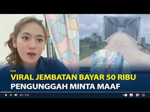 Viral: Paying 50,000 Rupiah to Cross the Air Sugihan Bridge, Uploader Appears and Apologizes