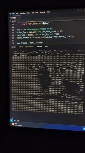 Cách chuyển video về dạng ASCII. Cre: andersonframework. | Code toàn bug