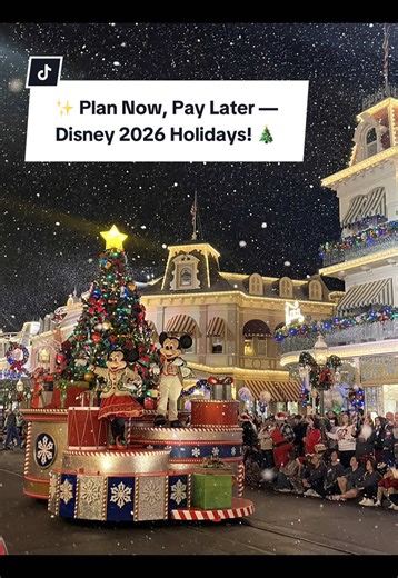 🎄✨ 2026 Disney Holiday Packages are HERE! Book now for November or December with just a $200 deposit — plus, kids ages 3–9 eat FREE with the Disney Dining Plan! Let’s make your 2026 holiday trip magical! 🏰 #DisneyVacation #DisneyTravelAgent #Disney2026 #MVMCP #ChristmasAtDisney @Disney Parks @Magical Vacation Planner