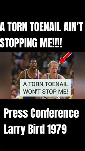 Larry Bird’s 1st Boston Press Conference (1979) Toenail & Revenge on Magic #explore #nba #larrybird