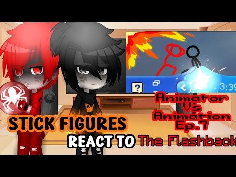 [🍿] Stick figures react to AvA Ep.7 The Flashback //ɢᴄʀᴠ// { 𖨆 AvA Alan Becker AvM 𖨆 }