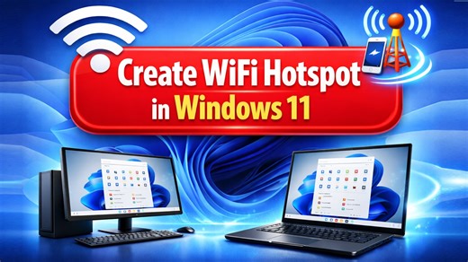 In this video, I show you how to share your desktop or laptop internet connection like a mobile hotspot in Windows 11. You can easily turn your PC into a WiFi hotspot and share Ethernet or WiFi internet with your mobile phone, tablet, or other devices. Cover Topic windows 11 mobile hotspot share internet from laptop share internet windows 11 mobile hotspot windows 11 share ethernet internet windows 11 turn pc into wifi hotspot windows 11 hotspot settings share pc internet to mobile laptop wifi h