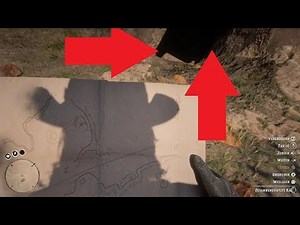 Red Dead Redemption 2 Mended Map Treasure Location - Zusammengesetzte Schatzkarte Fundort Schatz