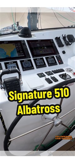 SubForMore: 😳The Privilege Signature 510 Albatross is a 51’ bluewater catamaran built for luxury and performance. Designed by Marc Lombard, it features a full-beam forward owner’s suite, panoramic saloon windows, and multiple layout options. With an 88 sqm square-top mainsail, bowsprit for downwind sails, and safe helm-controlled rigging, it’s perfect for long-range cruising. Priced from about 1.03M euro, this heavy yet elegant cruiser blends comfort, safety, and true ocean-going spirit. Yes No