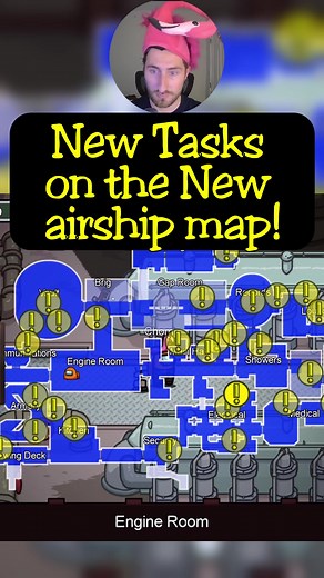 New Among Us Airship Map Tasks Guide