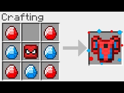 Minecraft UHC but you can craft SPIDERMAN armor...