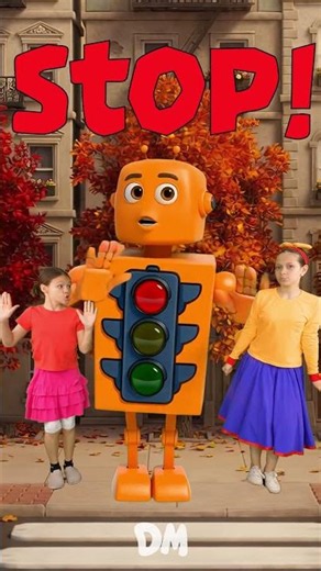 Traffic lights | Kids Songs And Nursery Rhymes | ‪@dominoki‬