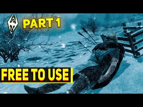 The Elder Scrolls V: Skyrim - FREE TO USE GAMEPLAY 4K | No copyright gameplay