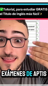 223K views · 2.1K reactions | ✅Tutorial, para estudiar GRATIS el Título de Inglés más fácil✨ #ingles #titulo #apuntes #aptis #ayudasparajovenes | RaulBecas | Facebook