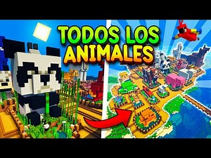 Construí un ZOOLÓGICO para cada ANIMAL en MINECRAFT 🦊🐸