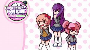 [FNF Monika完整mod doki doki take over plus]支线故事 week4 绿帽带头
