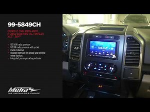 Metra Dash Kit for 2015-2017 Ford F-150/F-250/350/450 XL (99-5849CH)