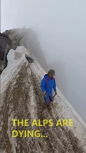 The Alps are dying, melting at an alarming rate...