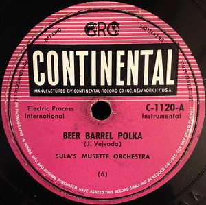 Sula's Musette Orchestra / Donald's Polka Orchestra - Beer Barrel Polka / Helena Polka - Emilia Polka - Clarinet Polka
