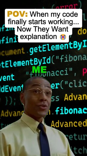 POV: Code Works Perfectly… Now Explain It 🤡#shorts #memes #programming