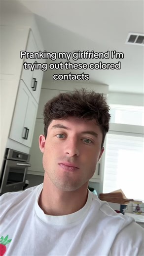 Pranking My Girlfriend with Colored Contacts