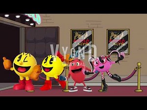 Pac-Man, Ms. Pac-Man, Spiral, And Cylindria's Funtime