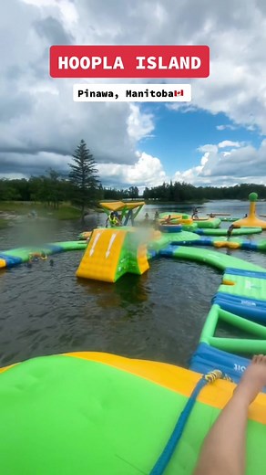 📍Hoopla Island, Pinawa #hooplaisland #hooplaislandmanitoba #manitobasummer #canada #klathrel #tiktokcanada
