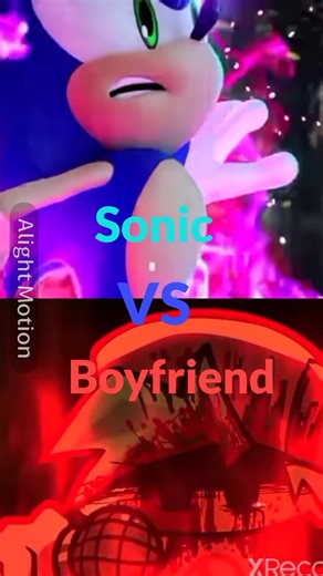 Sonic VS Boyfriend #Sonic#VERSUS#FNF
