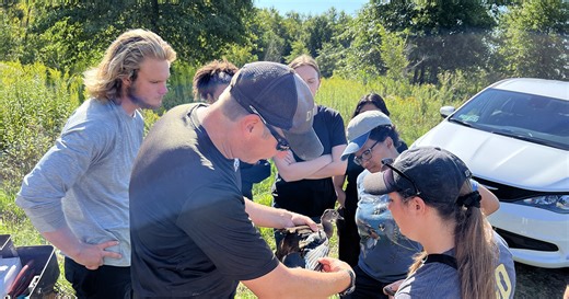 Duck Banding Gives Students Hands-On Experience in Wildlife Conservation