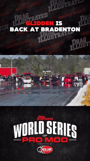 The legendary Billy Glidden is on the property at Bradenton Motorsports Park! Glidden is running his nitrous-fed Chevy Beretta in Pro 10.5 at this weekend’s Drag Illustrated World Series of Pro Mod presented by Red Line Oil. He’s already been into the low 4.00s during testing. | Drag Illustrated
