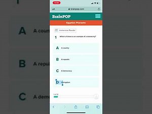 Brain pop answers (Egyptian pharaohs) quiz