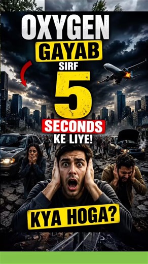 What will happen to the Earth in 5 seconds? 😨 If oxygen disappears