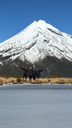 It’s National Hiking Day 🥾 so let’s celebrate an iconic Taranaki hike. The Pouākai Tarn rewards adventurers with a reflective alpine lake, lush forests, and breathtaking views of Taranaki Maunga. 🌳⛰️ Save this for your next hiking adventure! | Taranaki - like no other