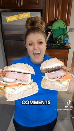 Making Jake's perfect sandwich from Adventure Time 🥪 #fictionalfeast #reciperequest #thestarvingchef #jakesperfectsandwich #adventuretime | The Starving Chef