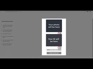 Online Photo ID Submission