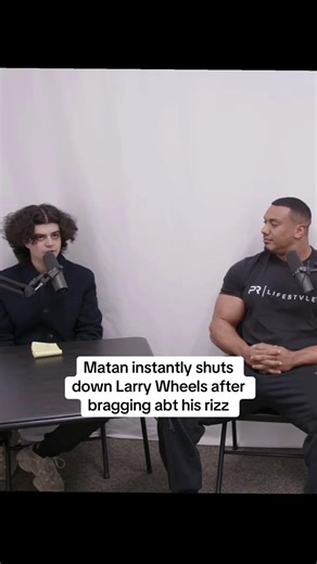 Matan instantly shuts down Larry Wheel after bragging about his rizz. #shorts