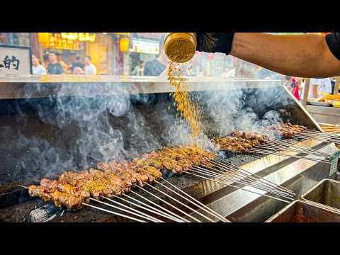 The Art of Shaokao! Smokey Chinese BBQ Skewers Street Food Adventure