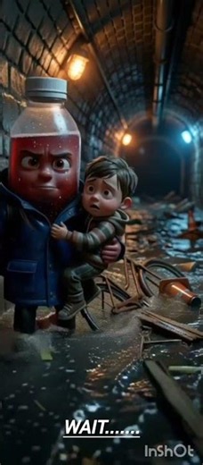 big apple save the little child in tunnel.short story viral story.short clips.