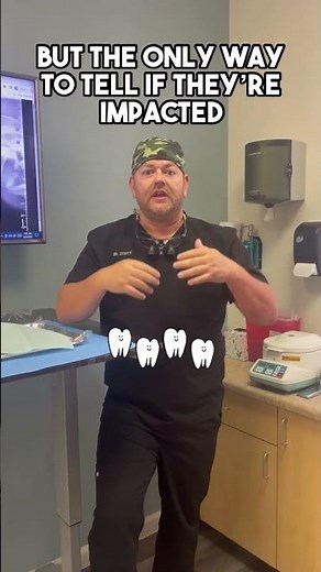 What are symptoms of impacted wisdom teeth? #dentist