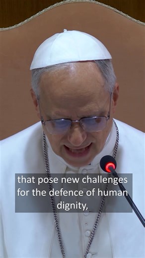 Pope Leo XIV explains his choice of name: "... I chose to take the name Leo XIV. There are different reasons for this, but mainly because Pope Leo XIII in his historic Encyclical Rerum Novarum addressed the social question in the context of the first great industrial revolution. In our own day, the Church offers to everyone the treasury of her social teaching in response to another industrial revolution and to developments in the field of artificial intelligence that pose new challenges for the 