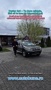 333 reactions · 13 shares | Dacia Duster 2014 – Robust, economic și gata de aventură!  Ai nevoie de un 4x4? Duster este soluția sau ai altă variantă preferată? #rate #auto #parcauto #masini #masinidecalitate #foryou #fyp #vyral #masinidecalitate #masinidevanzare #masinibune #oferta #AutoBune #CalitatePeBune #dacia | AutoBune.ro | Facebook