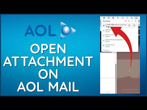 How To Open Attachment On AOL Mail 2024?