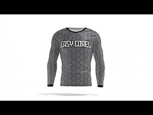 How to Design Full Printed T-Shirt or Jersey Using Geometric Pattern in CorelDraw 2021