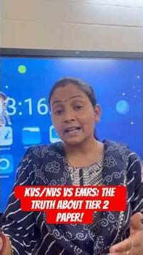 KVS/NVS TIER II: Would the paper exactly be the same in relation to descriptive for KVS/NVS as EMRS