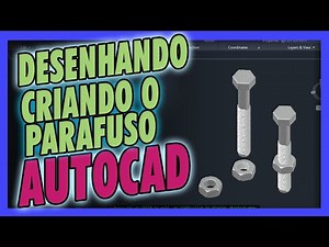 AUTOCAD - CRIANDO PARAFUSO