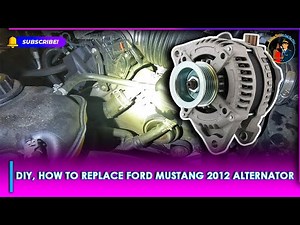 DIY, How To Replace The Alternator on a 2011-2014 Ford Mustang 3.7L V6, Step-By-Step Tutorial