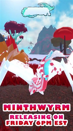 New Peppermint Minthwyrm in Creatures of Sonaria