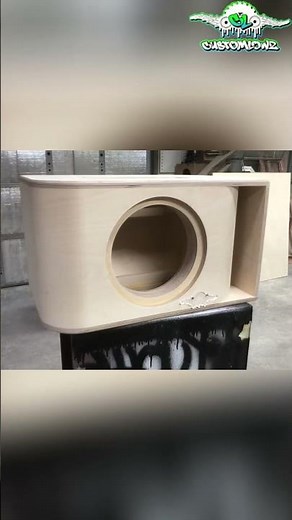Custom Subwoofer Box Build: Tuning & Specs Revealed! #shorts