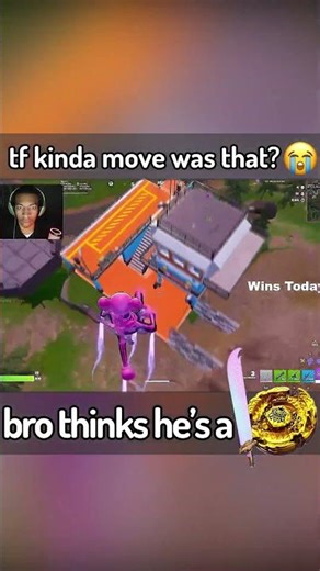 bro REALLY thought he was IN AN ANIME😭😭 #fortnite #fortniteclips #fortnitememes
