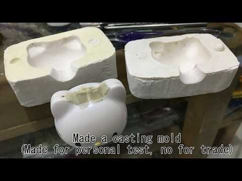 DIY - Casting lead into plaster mold