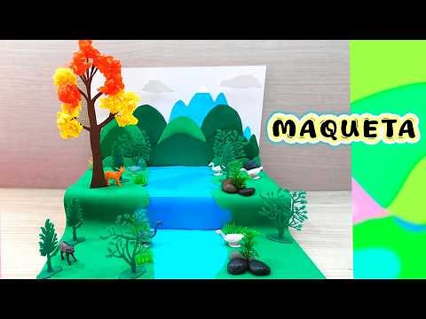 COMO HACER UNA MAQUETA DE PAISAJE NATURAL